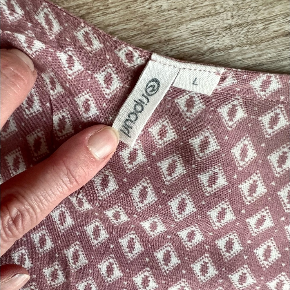 Pink Patterned Women's Jumpsuit - Picture 7 of 13